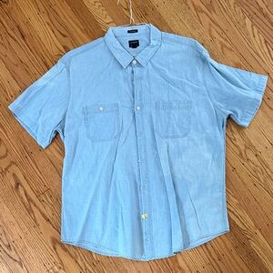 J Crew Light Blue Denim Shirt XXL